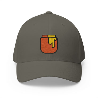 Honey Pot Emoji Olive Cap – Premium by Capmoji