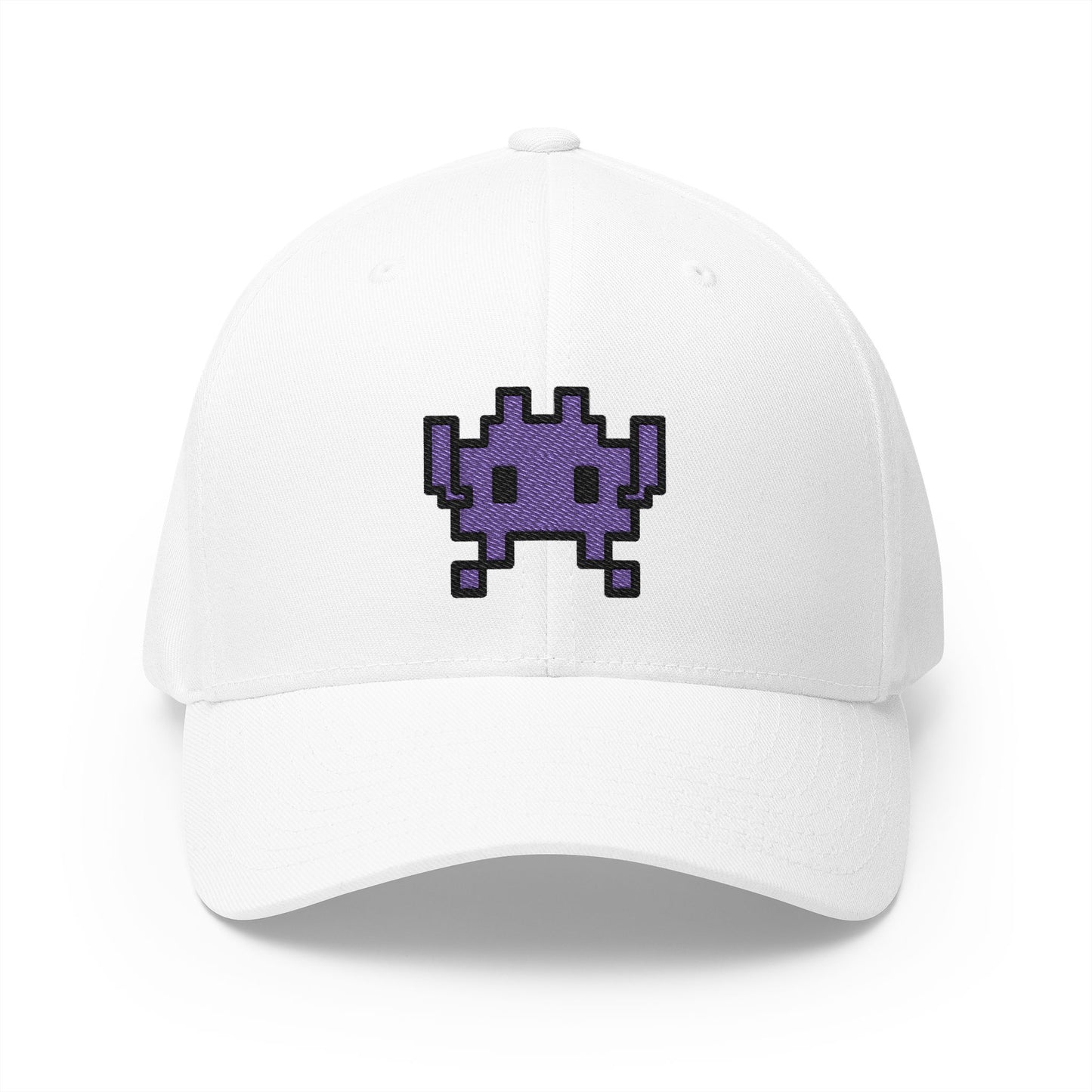 Alien Monster Emoji White Cap – Premium by Capmoji