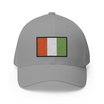 Flag: Côte D'Ivoire Emoji Grey Cap – Premium by Capmoji
