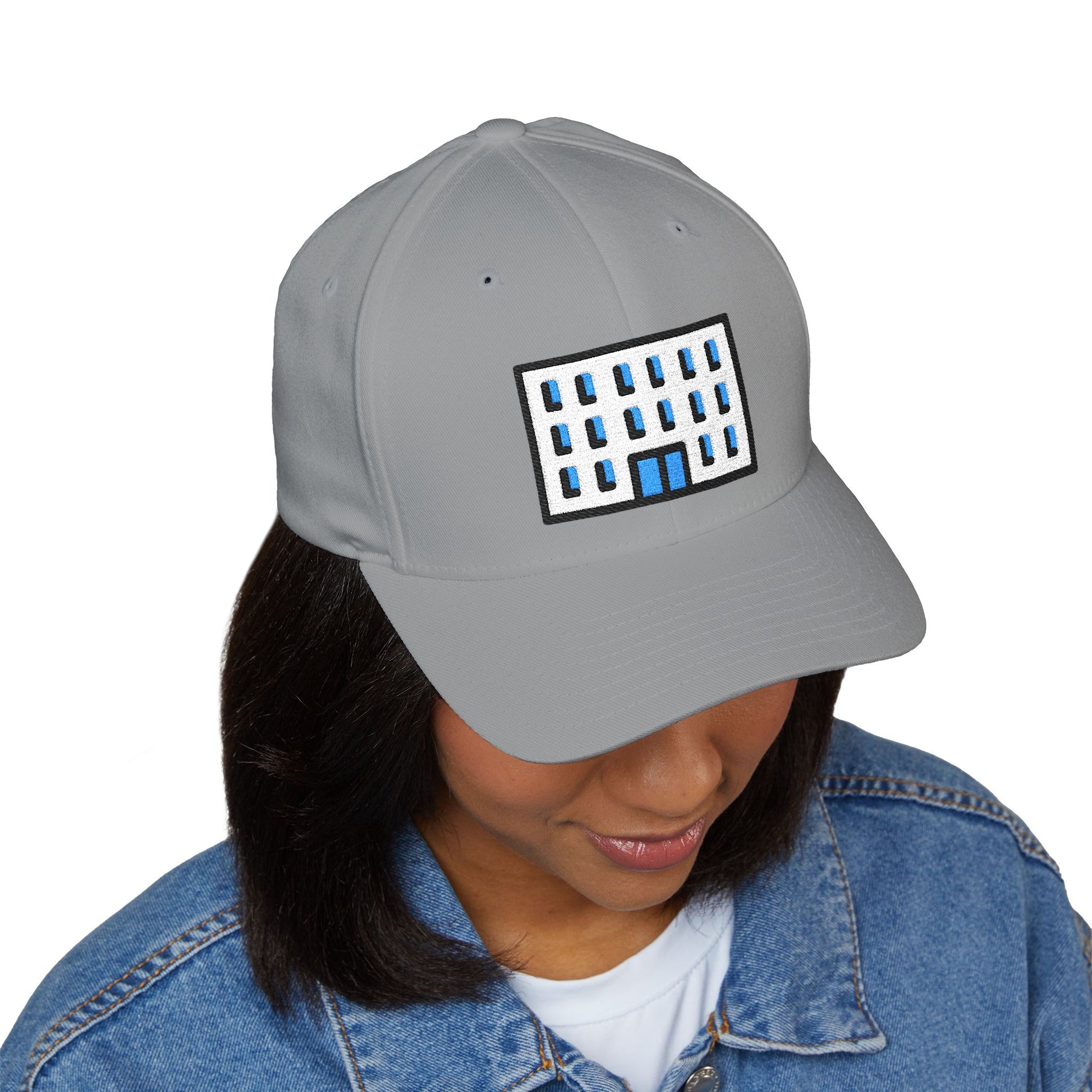 Office Building Emoji Cap – Premium by Capmoji