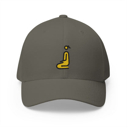 Woman Kneeling Emoji Olive Cap – Premium by Capmoji