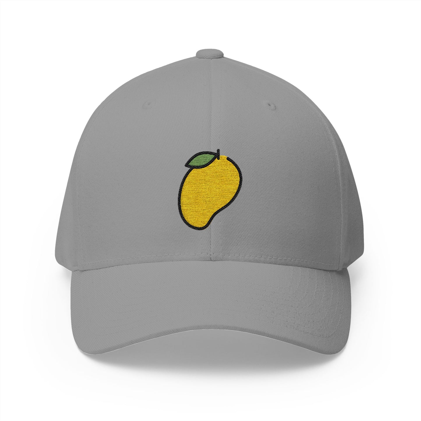 Mango Emoji Grey Cap – Premium by Capmoji