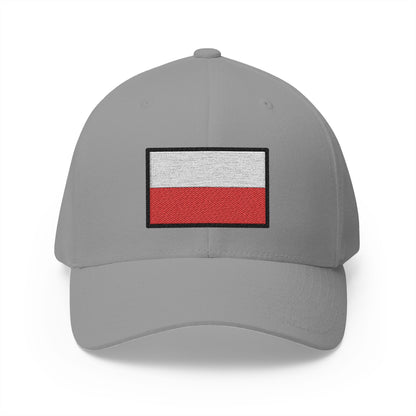 Flag: Poland Emoji Grey Cap – Premium by Capmoji