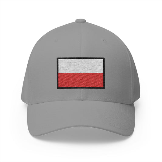 Flag: Poland Emoji Grey Cap – Premium by Capmoji