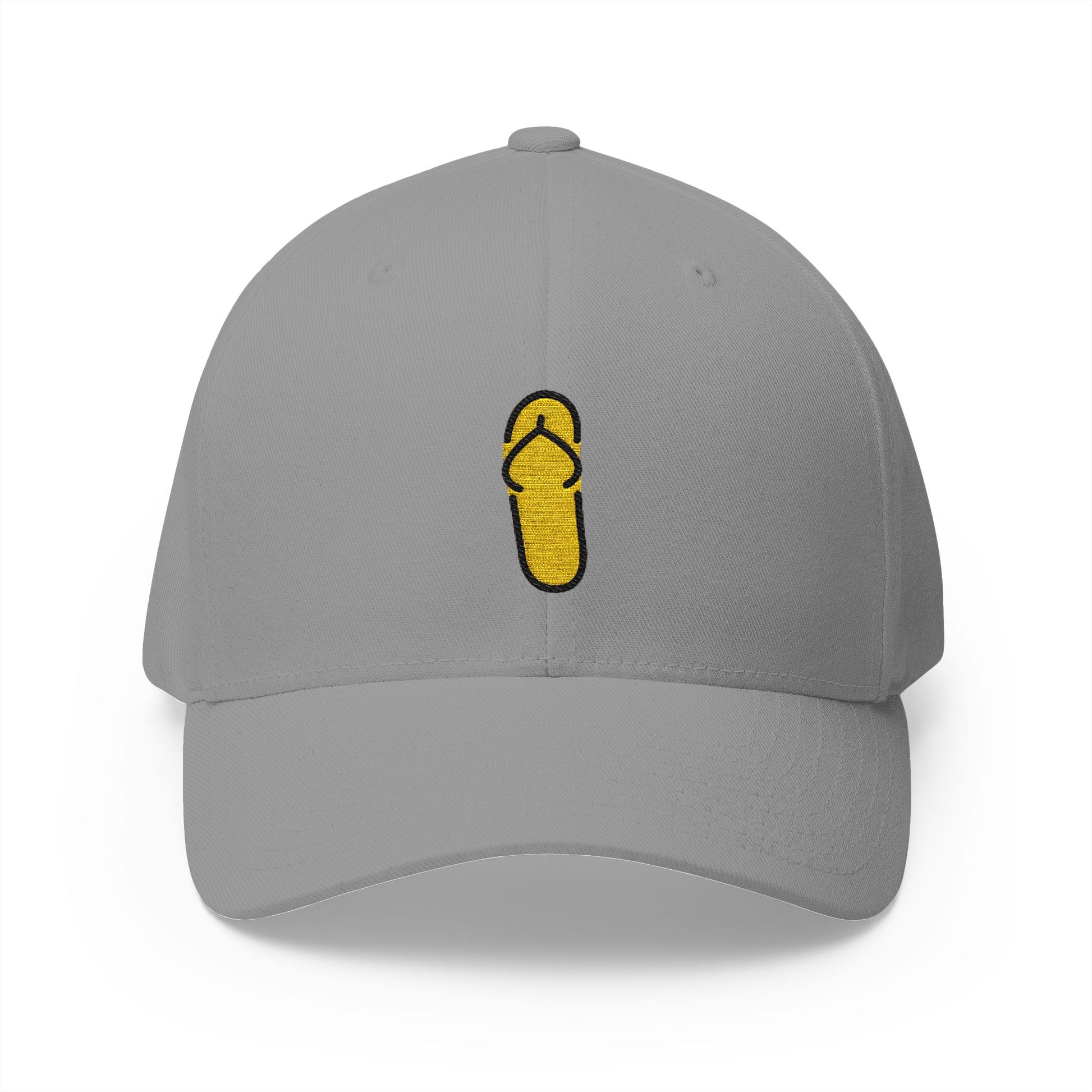 Thong Sandal Emoji Grey Cap – Premium by Capmoji