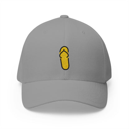Thong Sandal Emoji Grey Cap – Premium by Capmoji