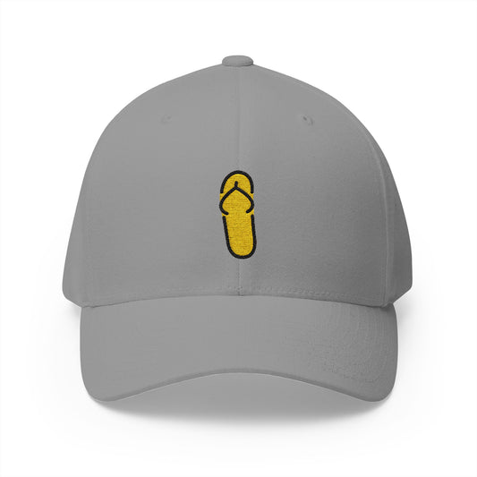 Thong Sandal Emoji Grey Cap – Premium by Capmoji