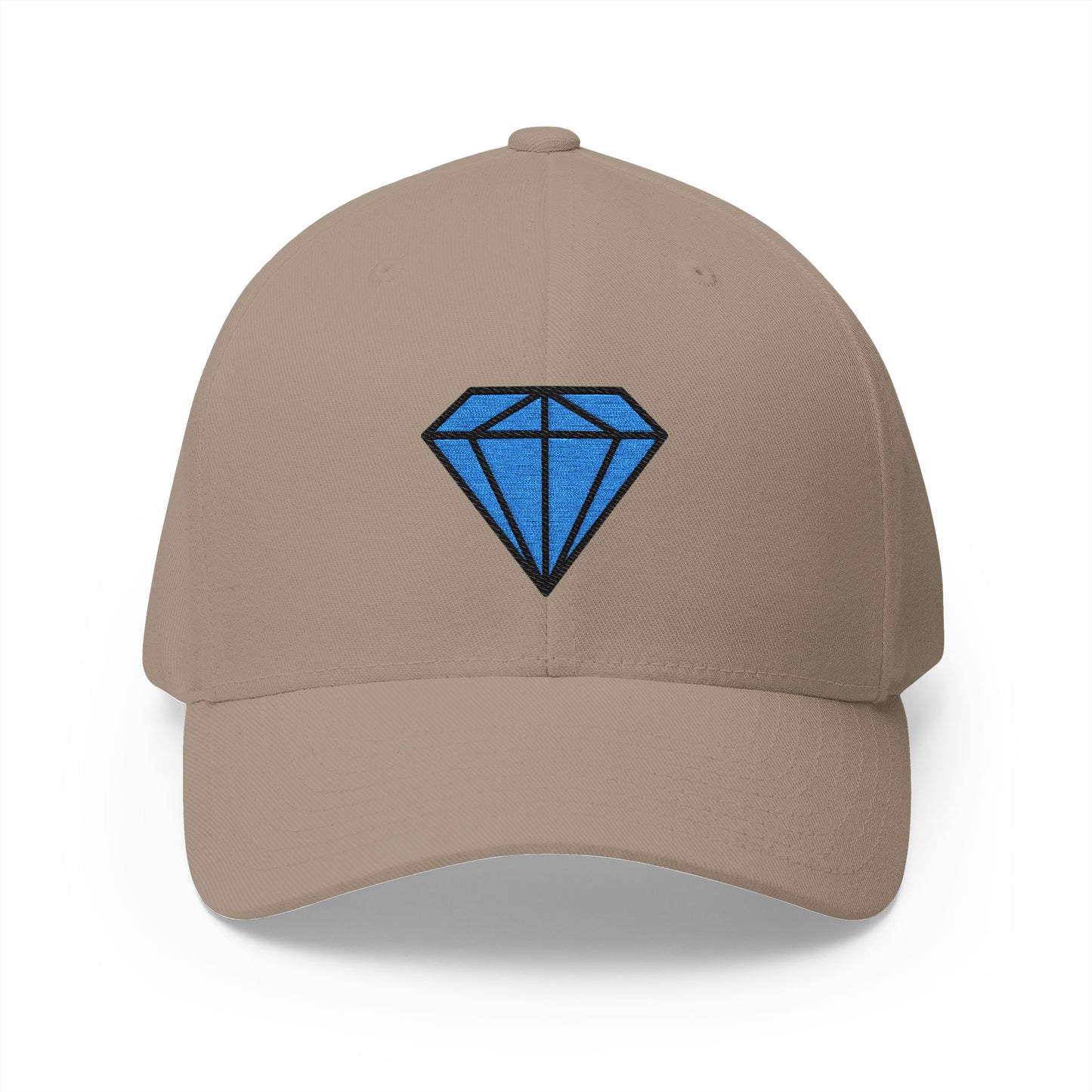Gem Stone Emoji Khaki Cap – Premium by Capmoji