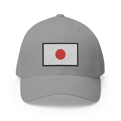 Flag: Japan Emoji Grey Cap – Premium by Capmoji
