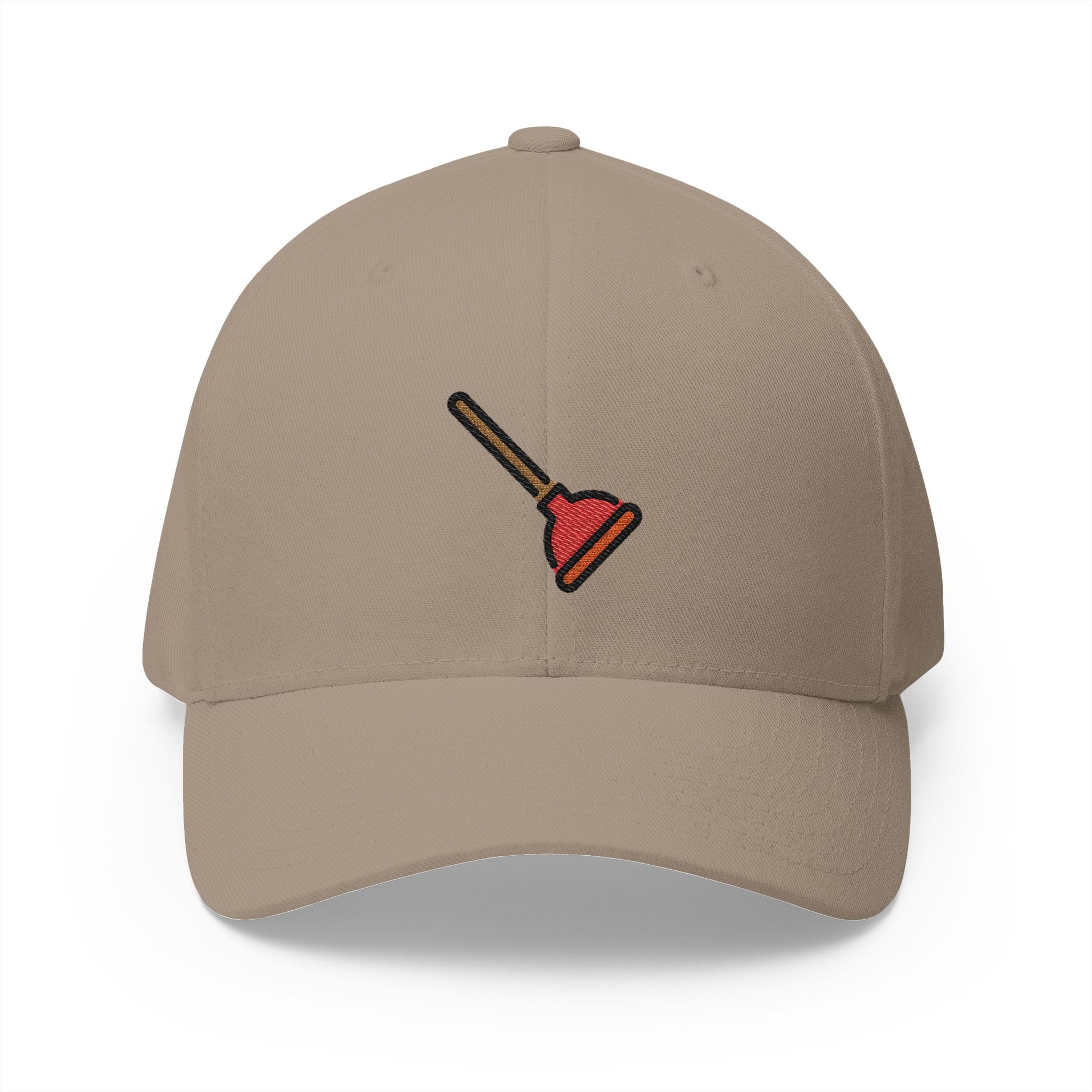 Plunger Emoji Khaki Cap – Premium by Capmoji