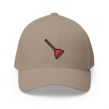 Plunger Emoji Khaki Cap – Premium by Capmoji