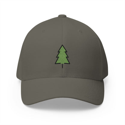 Evergreen Tree Emoji Olive Cap – Premium by Capmoji