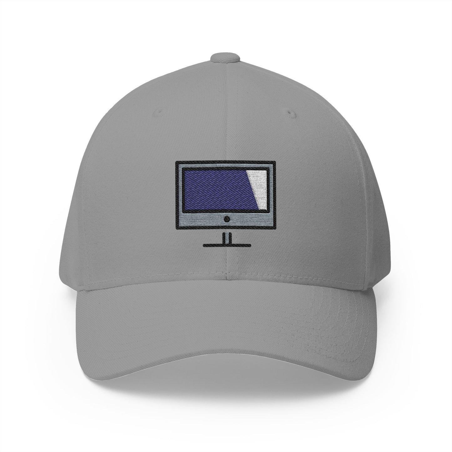 Television Emoji Grey Cap – Premium by Capmoji
