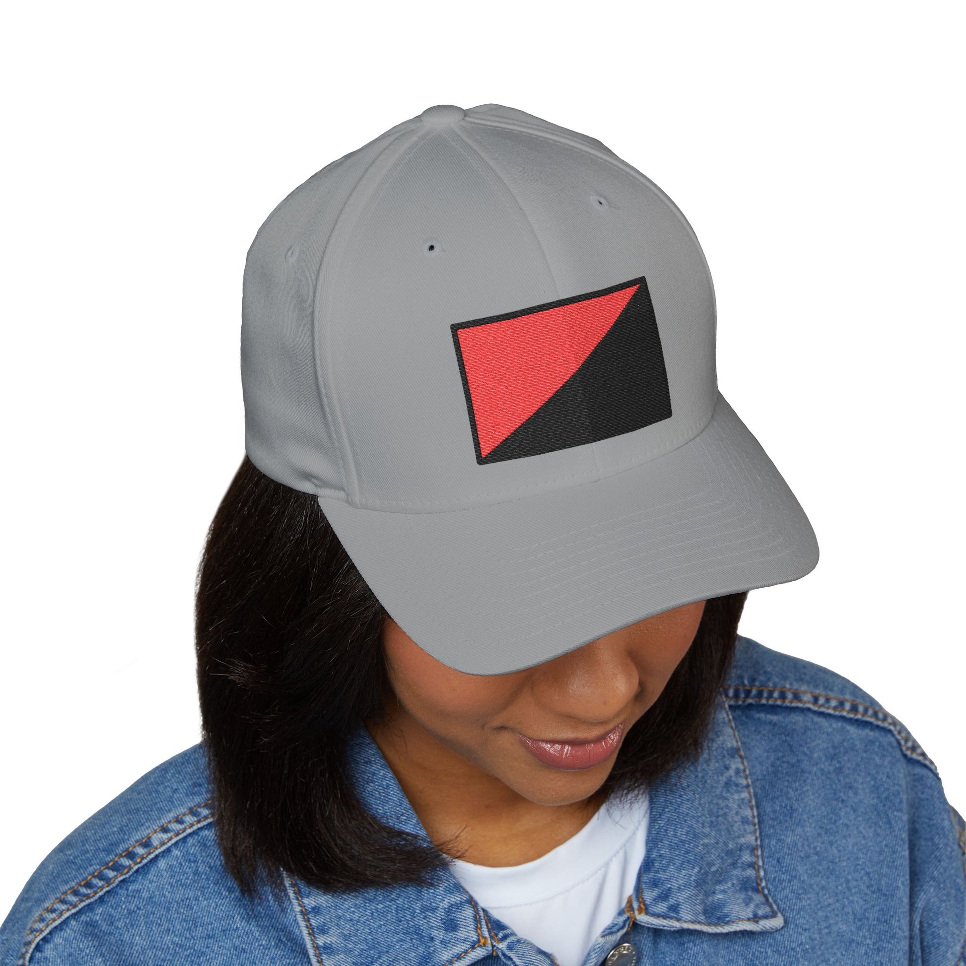 Red And Black Flag Emoji Cap – Premium by Capmoji