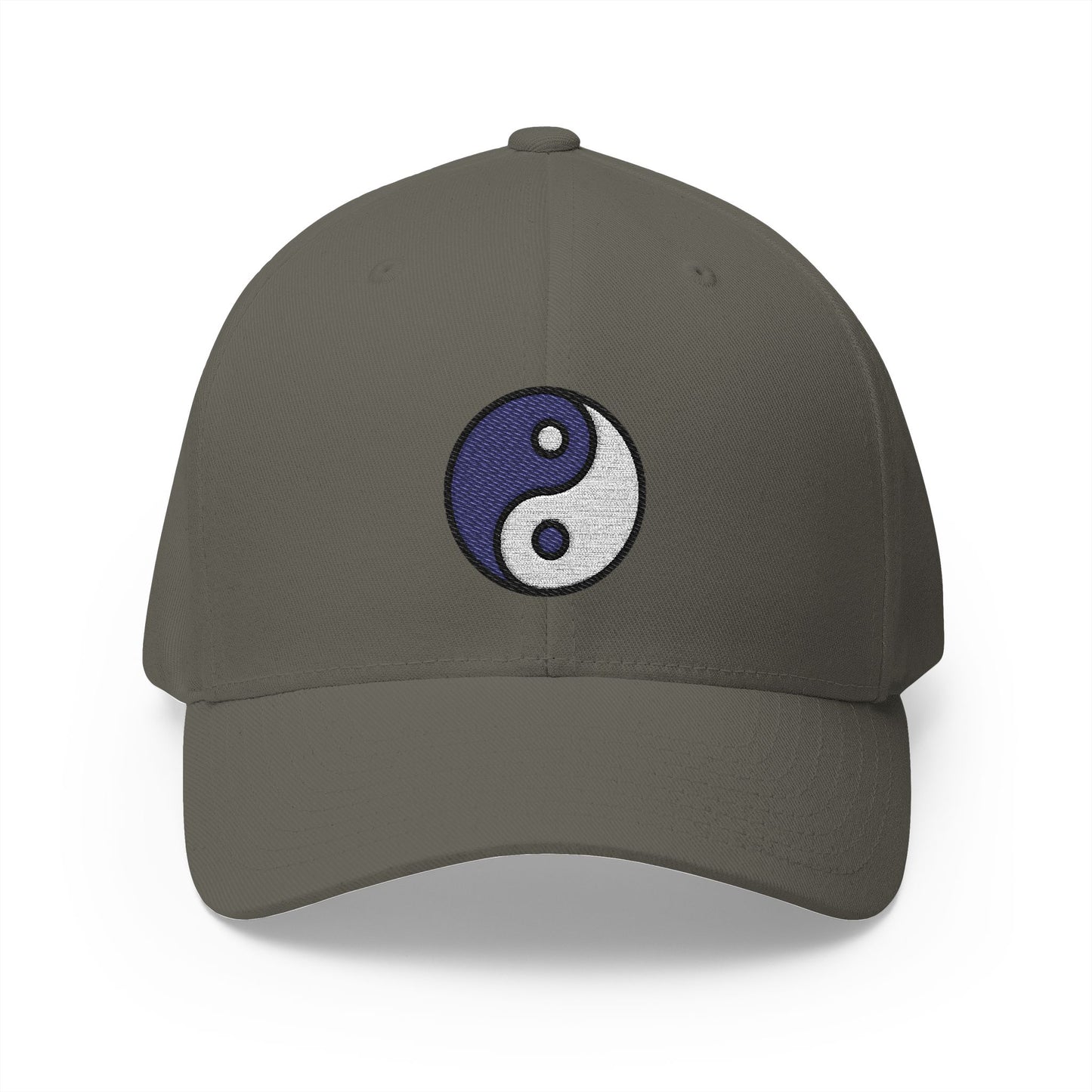 Yin Yang Emoji Olive Cap – Premium by Capmoji