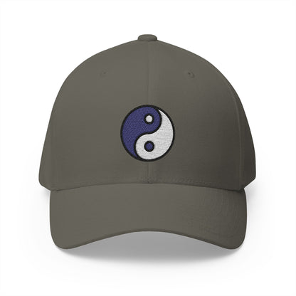 Yin Yang Emoji Olive Cap – Premium by Capmoji