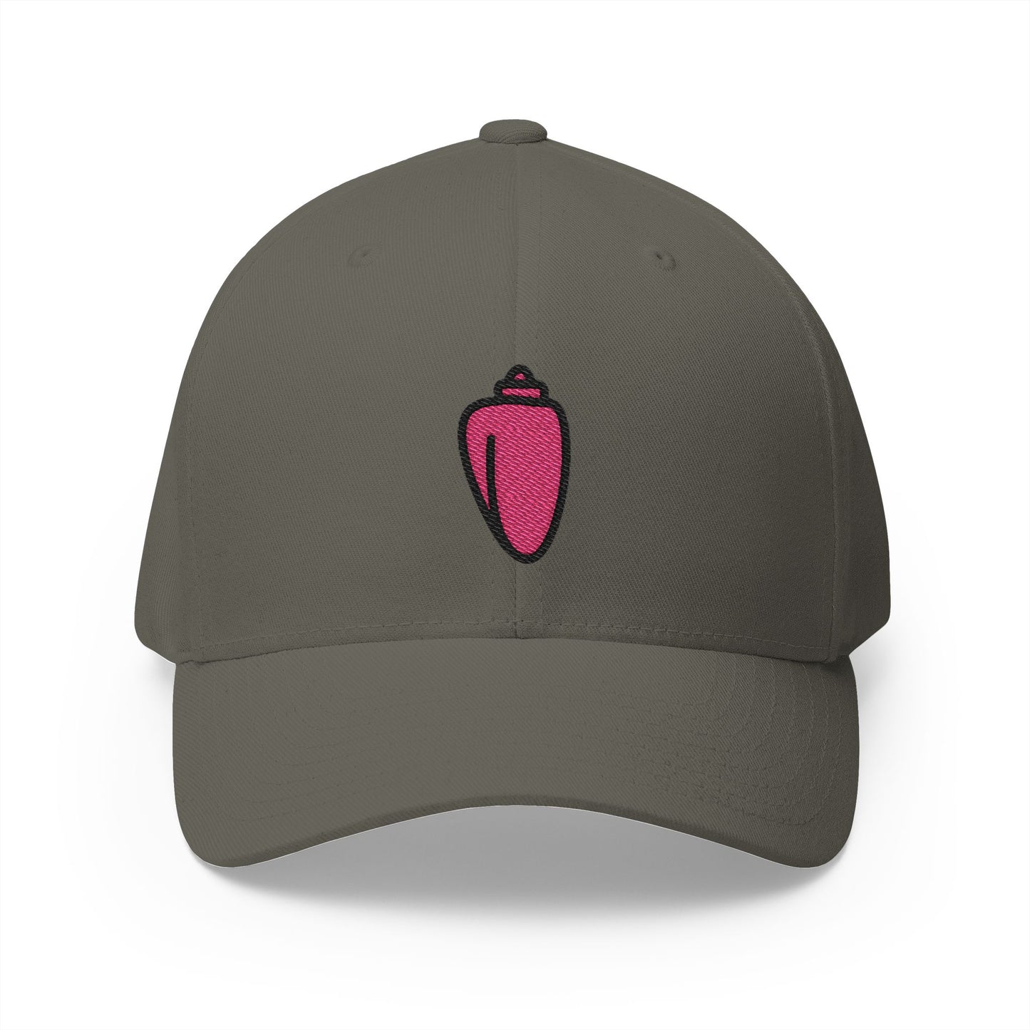 Spiral Shell Emoji Olive Cap – Premium by Capmoji