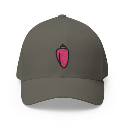 Spiral Shell Emoji Olive Cap – Premium by Capmoji