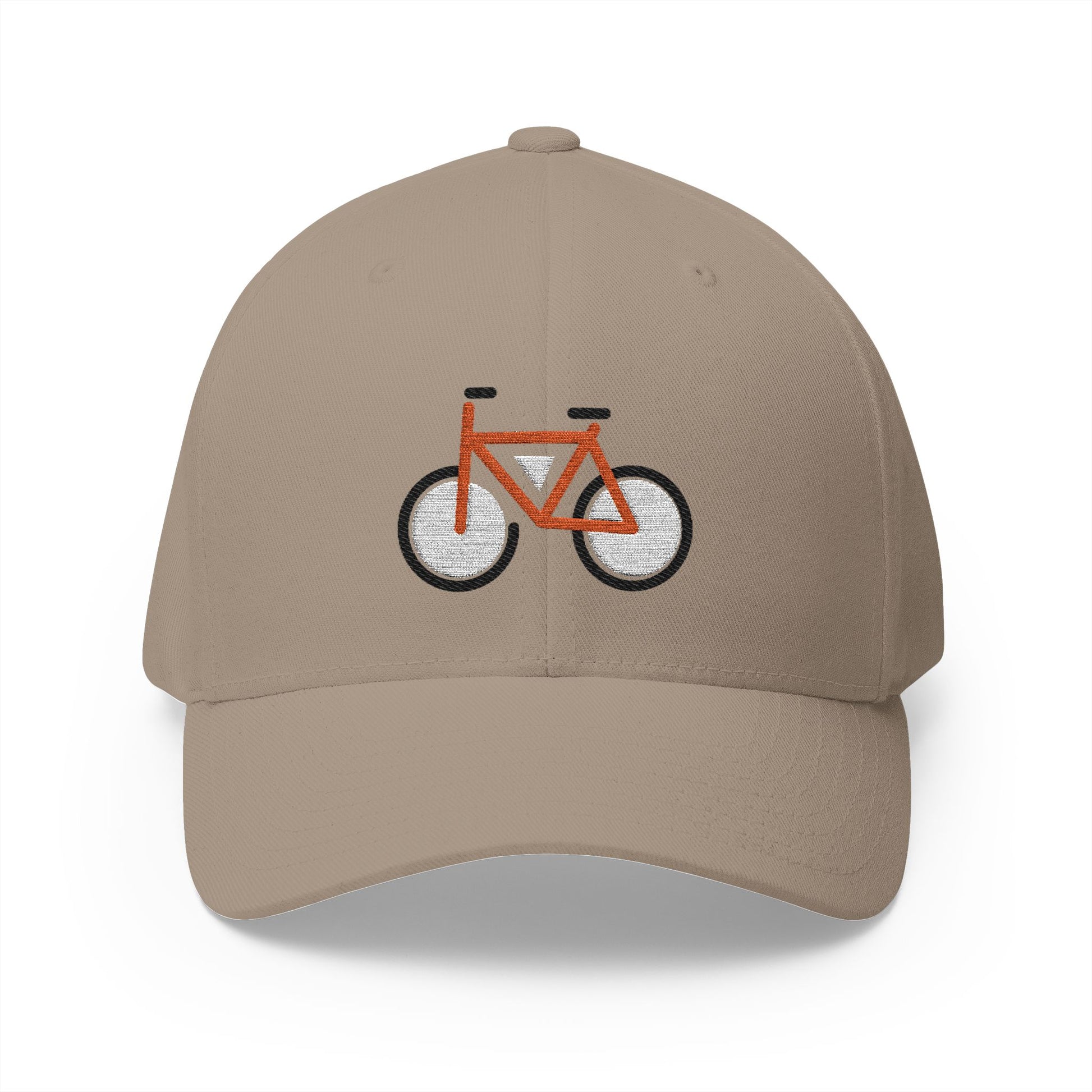 Bicycle Emoji Khaki Cap – Premium by Capmoji