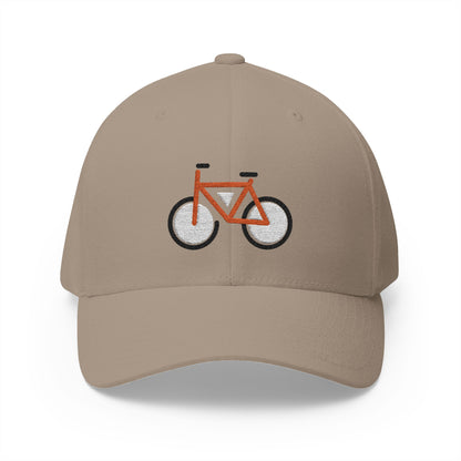 Bicycle Emoji Khaki Cap – Premium by Capmoji