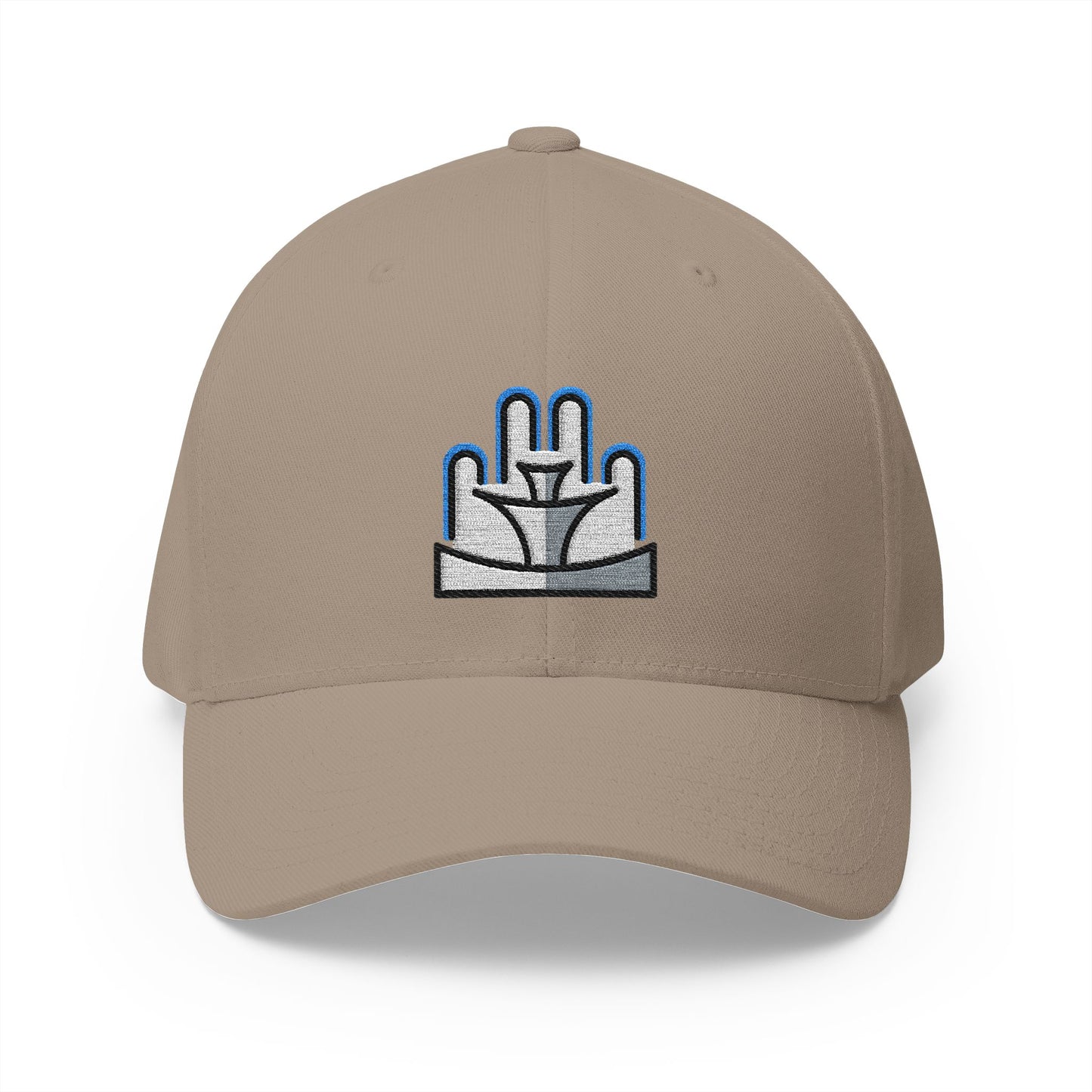 Fountain Emoji Khaki Cap – Premium by Capmoji
