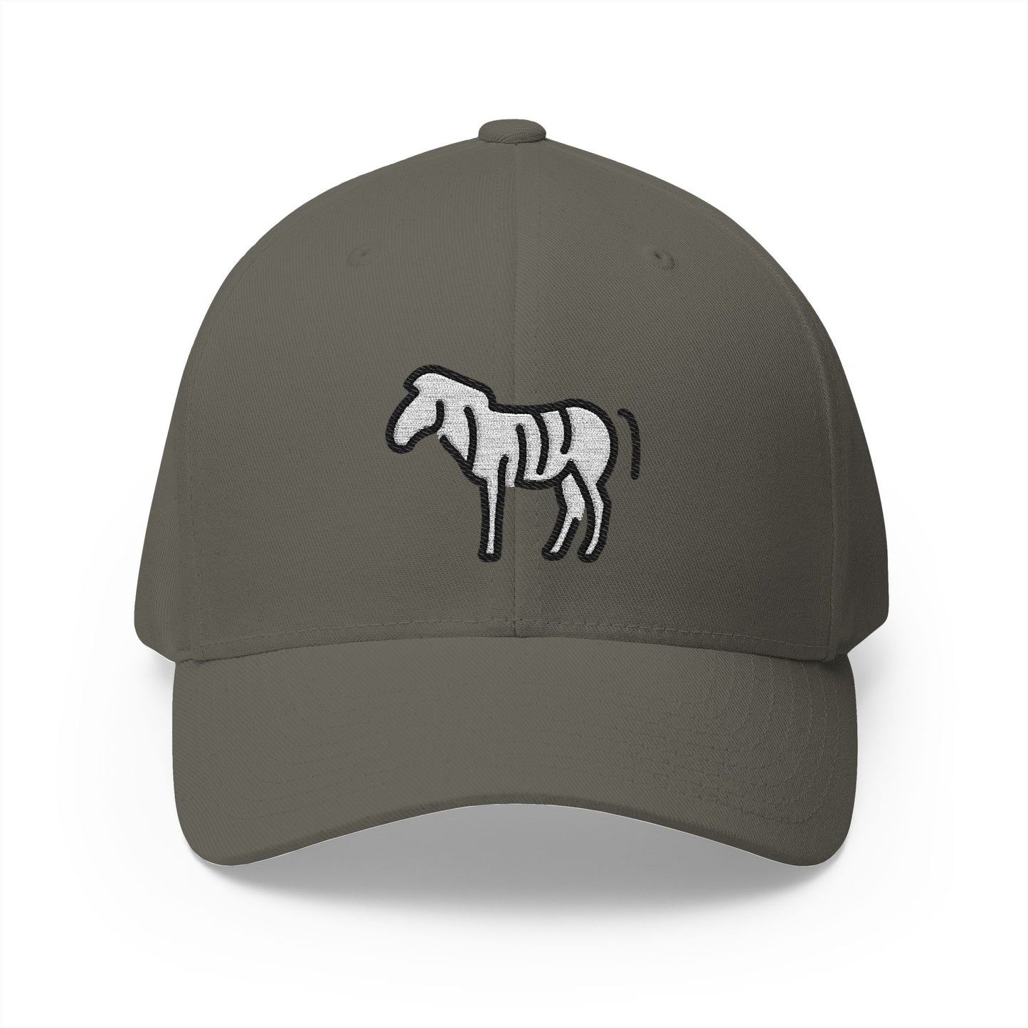Zebra Emoji Olive Cap – Premium by Capmoji