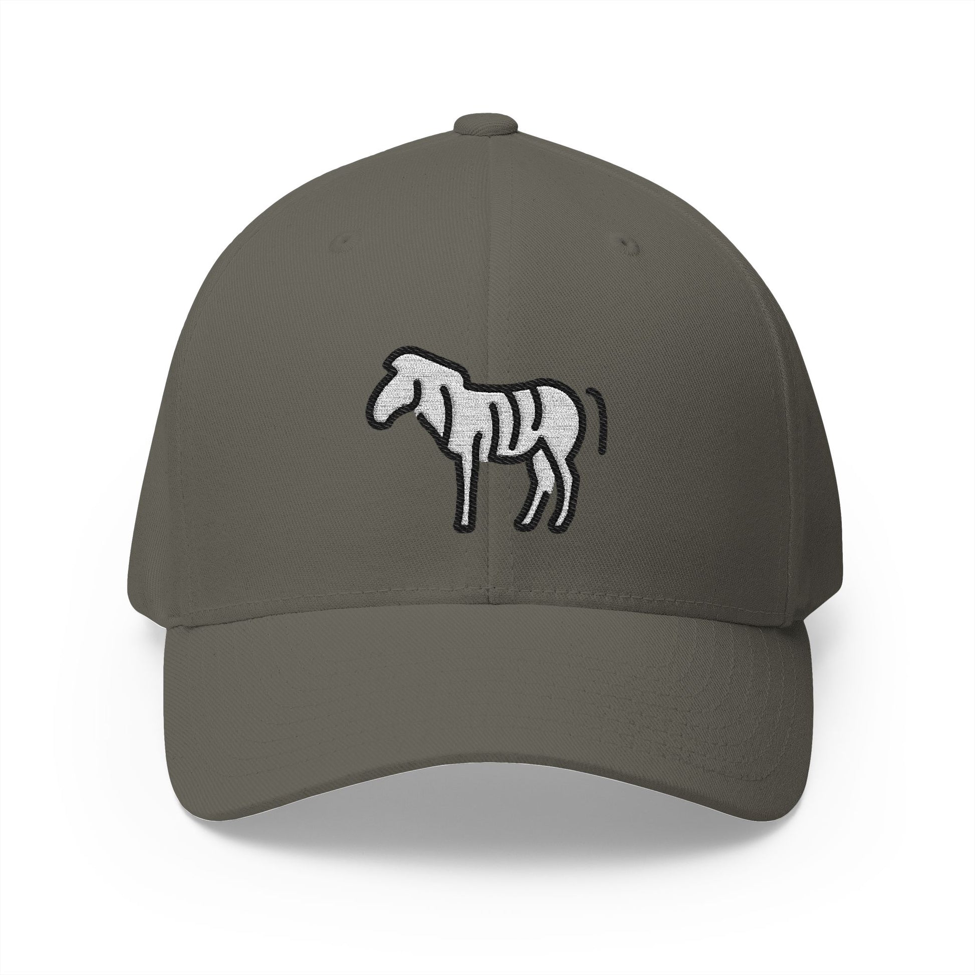 Zebra Emoji Olive Cap – Premium by Capmoji
