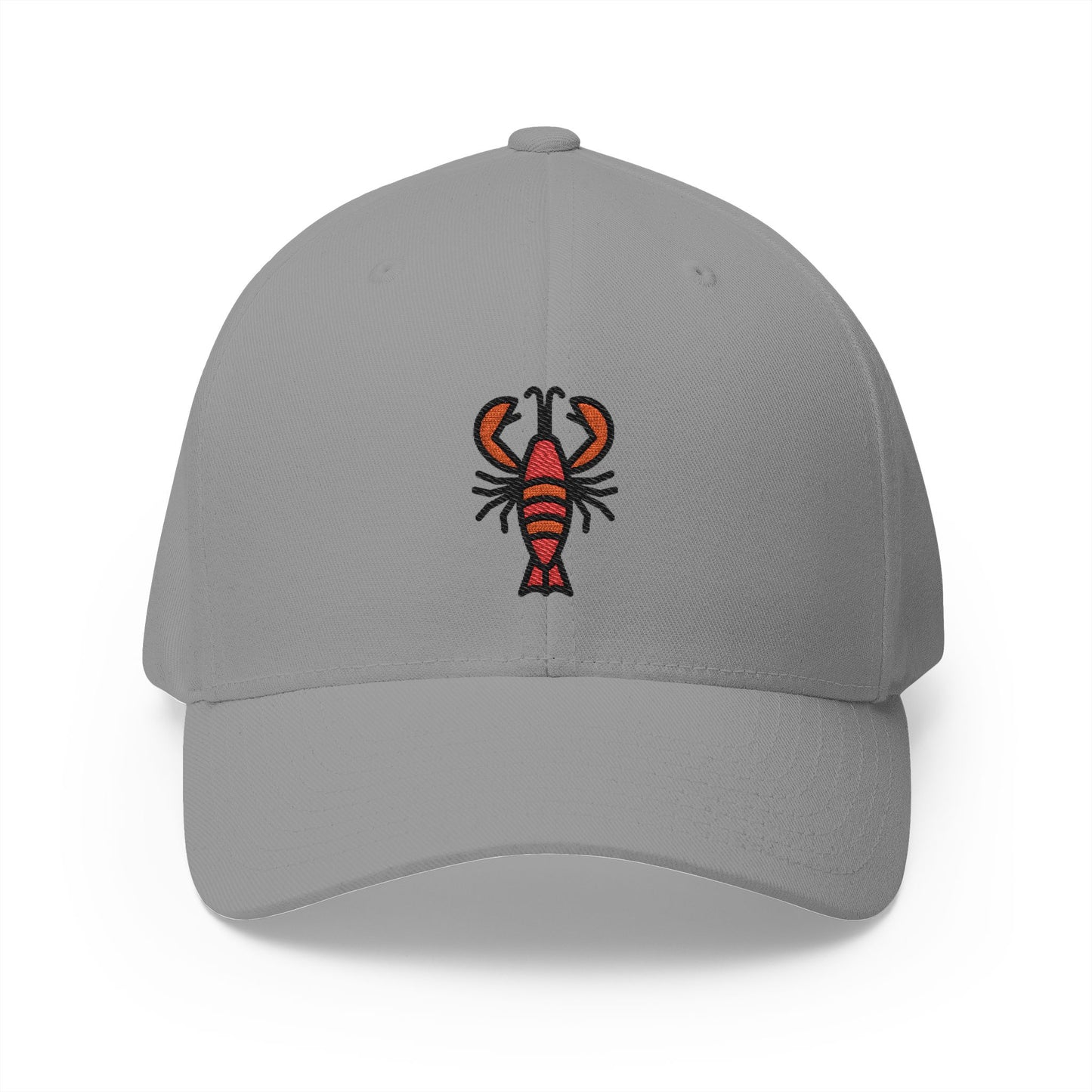 Lobster Emoji Grey Cap – Premium by Capmoji