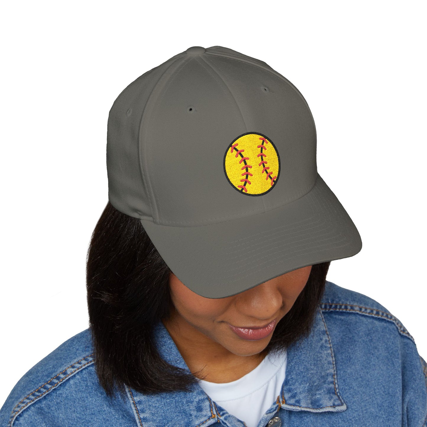 Softball Emoji Cap – Premium by Capmoji