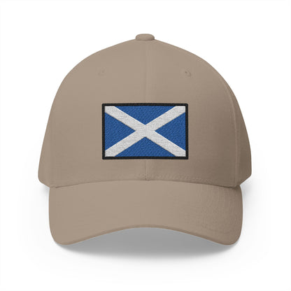 Flag: Scotland Emoji Khaki Cap – Premium by Capmoji