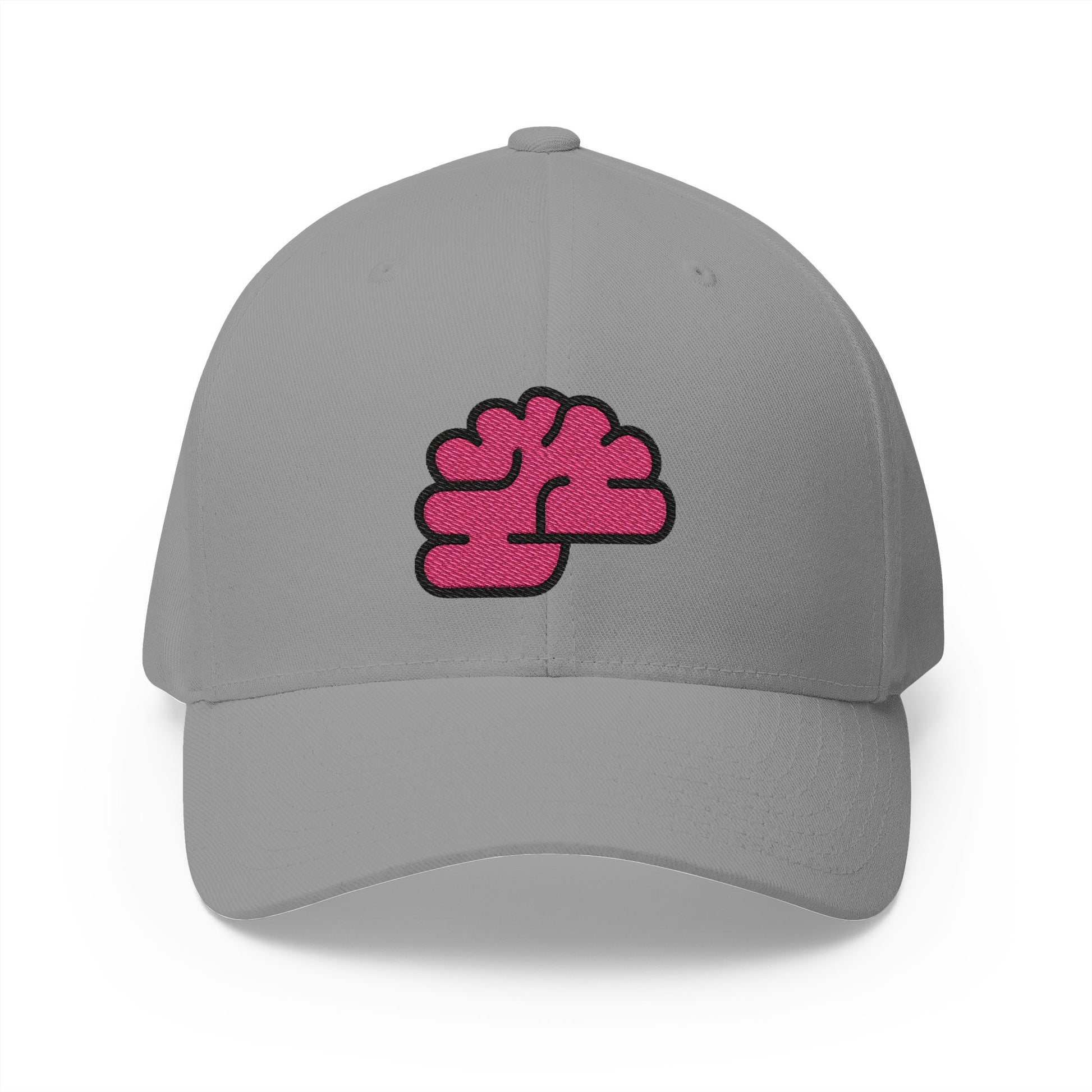 Brain Emoji Grey Cap – Premium by Capmoji