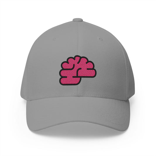 Brain Emoji Grey Cap – Premium by Capmoji