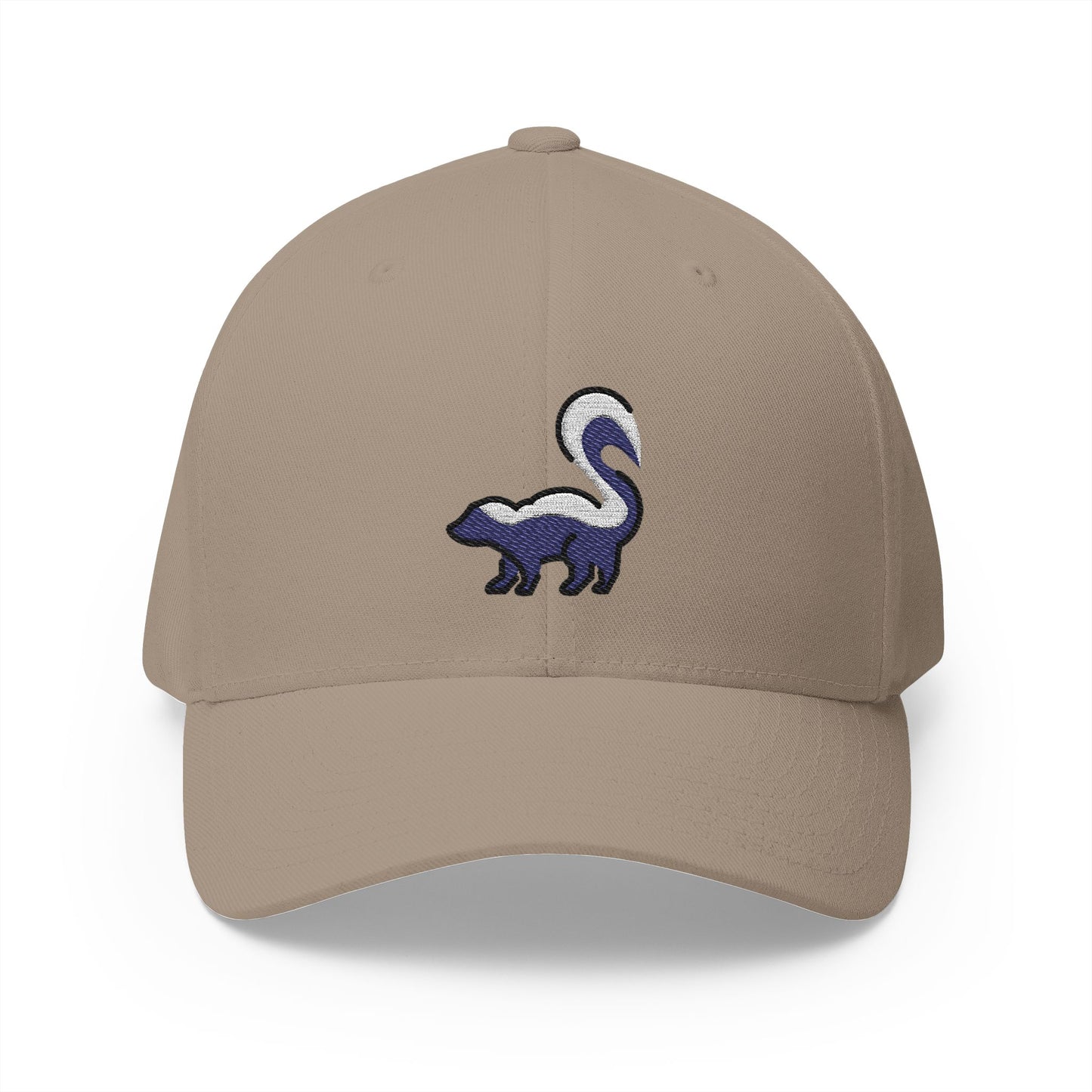 Skunk Emoji Khaki Cap – Premium by Capmoji
