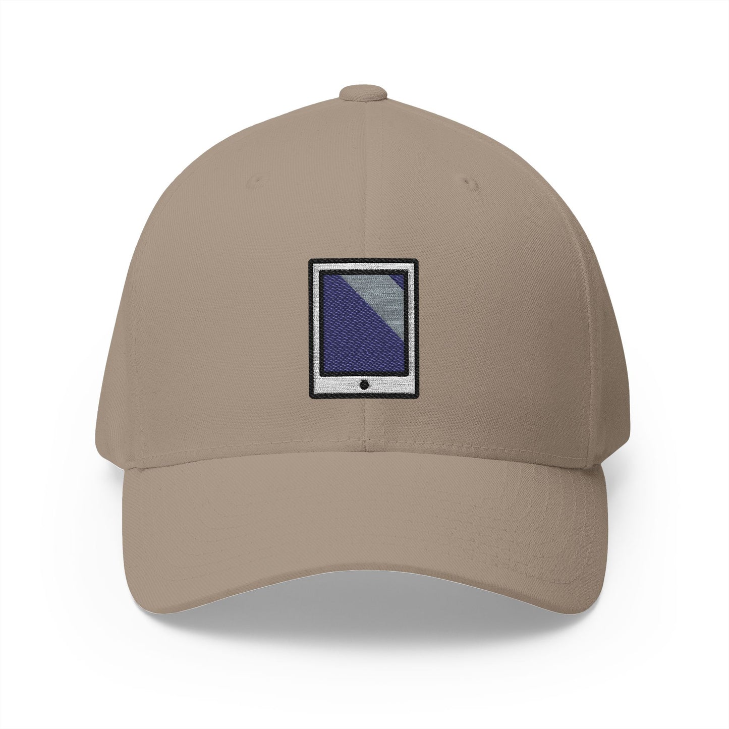 Tablet Emoji Khaki Cap – Premium by Capmoji
