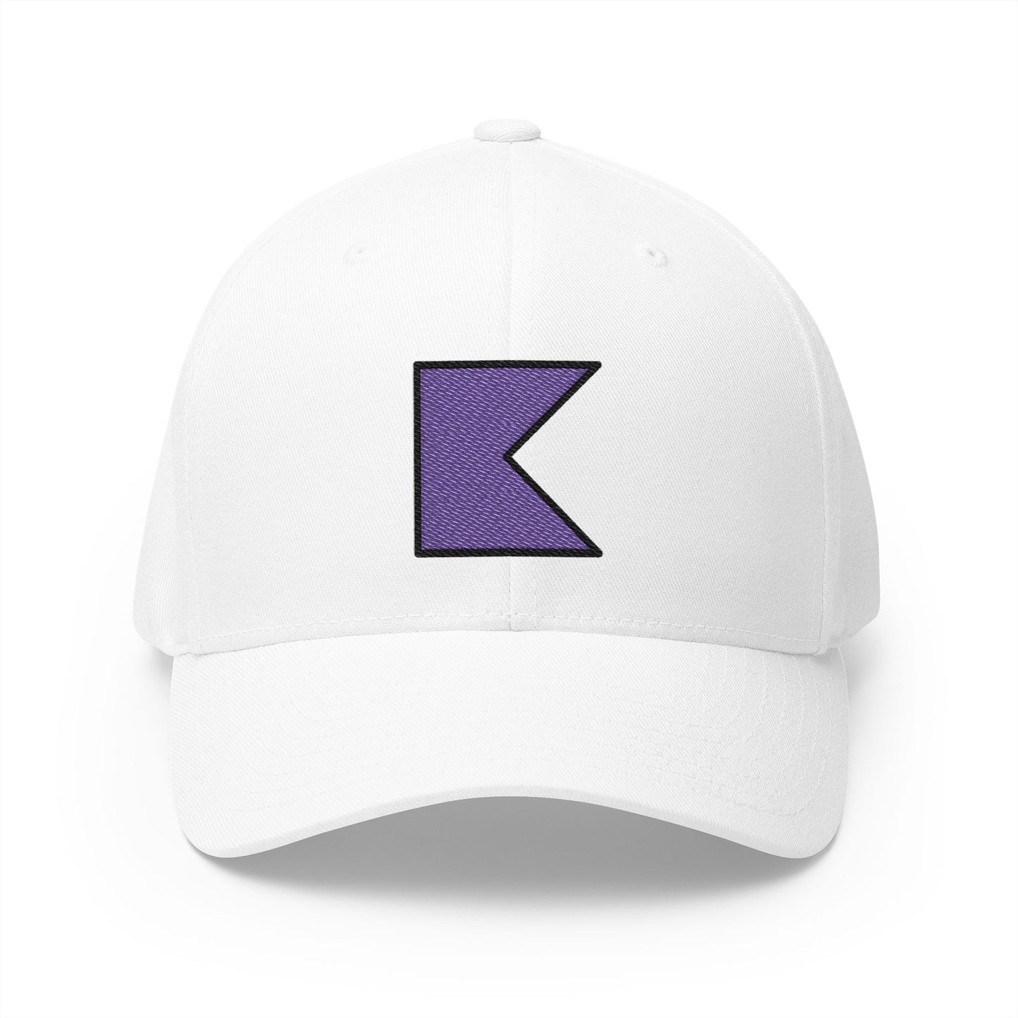 Kotlin Emoji White Cap – Premium by Capmoji