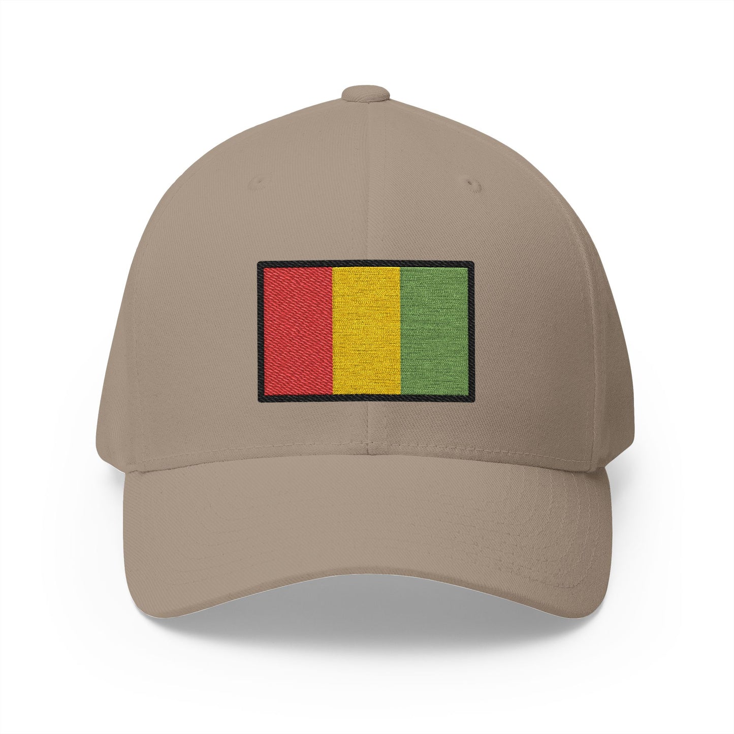 Flag: Guinea Emoji Khaki Cap – Premium by Capmoji
