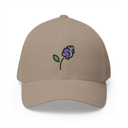 Hyacinth Emoji Khaki Cap – Premium by Capmoji