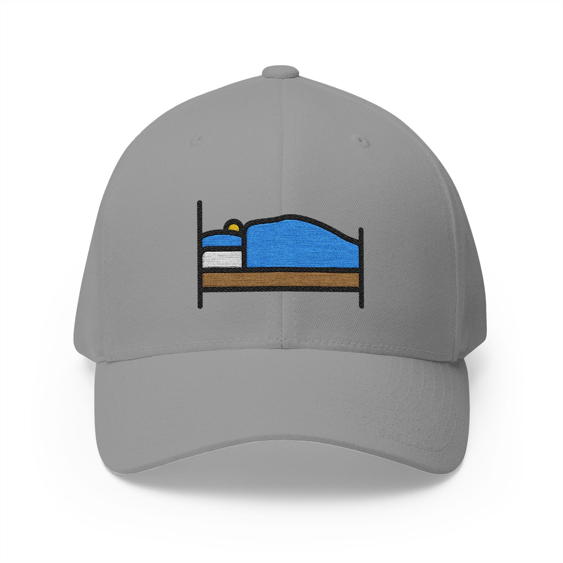Person In Bed Emoji Grey Cap – Premium by Capmoji