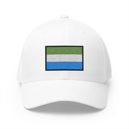 Flag: Sierra Leone Emoji White Cap – Premium by Capmoji