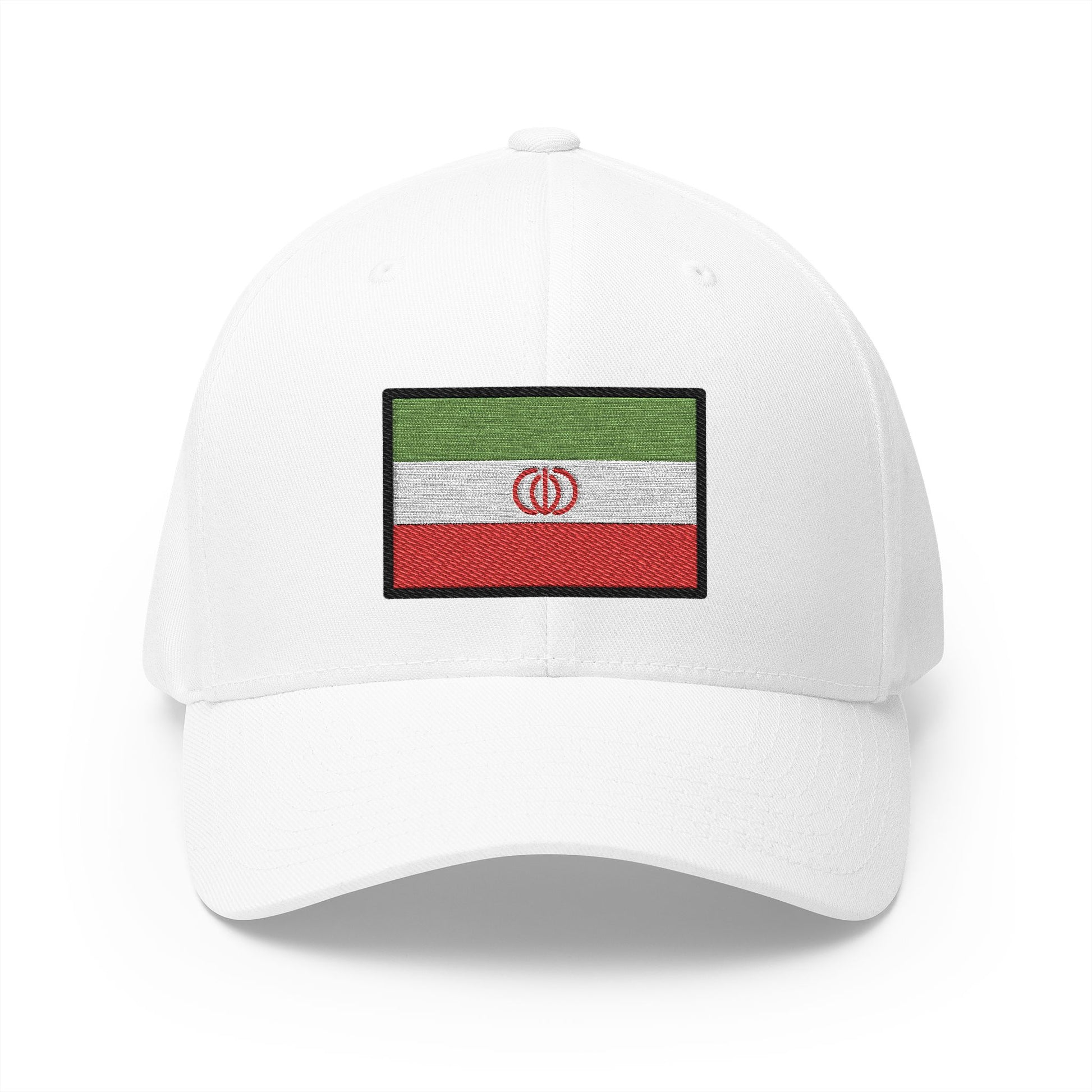Flag: Iran Emoji White Cap – Premium by Capmoji