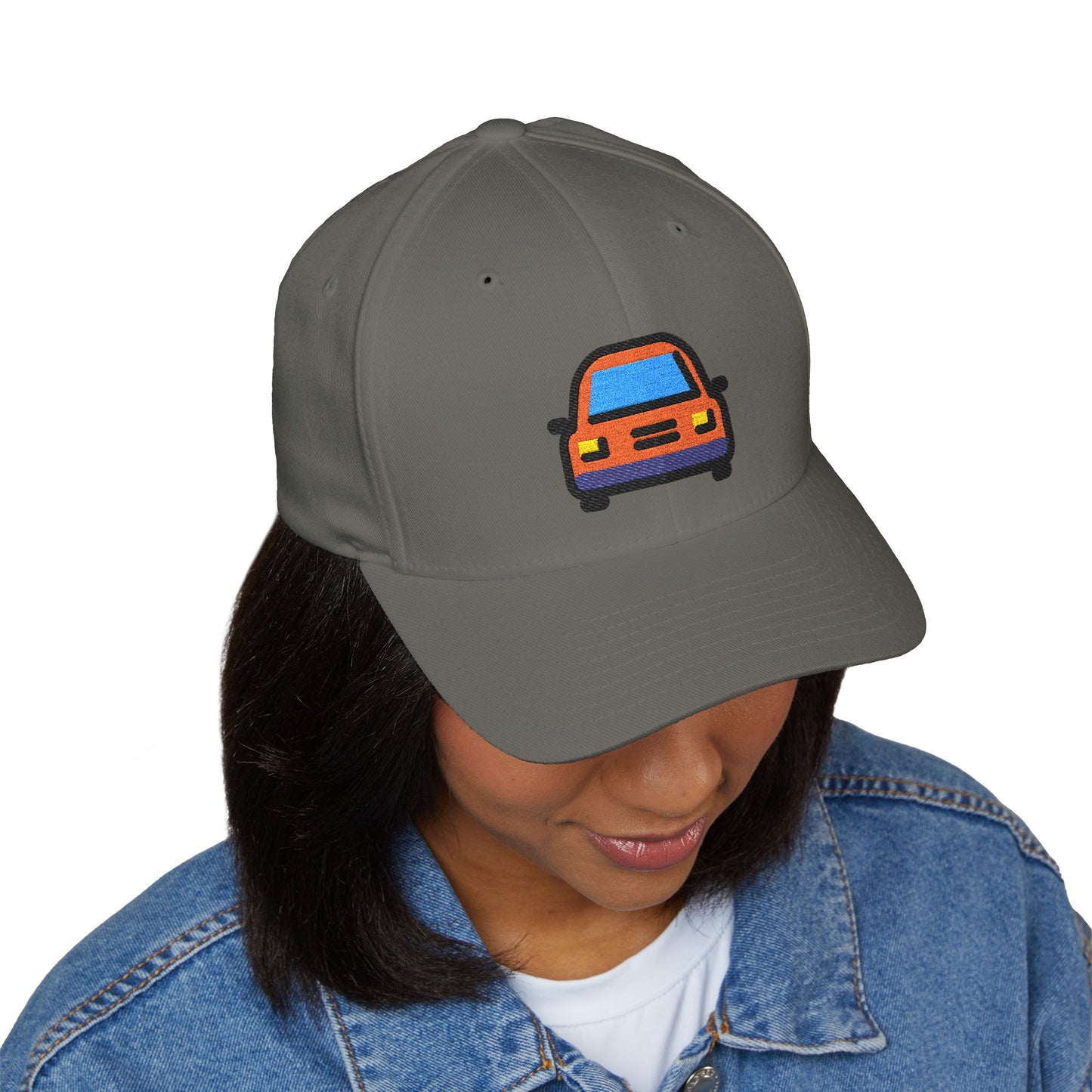 Oncoming Automobile Emoji Cap – Premium by Capmoji