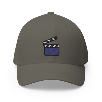 Clapper Board Emoji Olive Cap – Premium by Capmoji