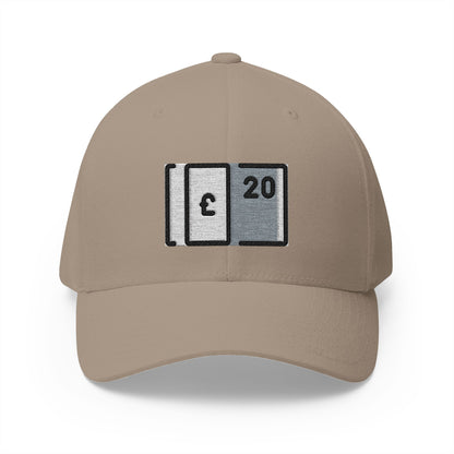 Pound Banknote Emoji Khaki Cap – Premium by Capmoji