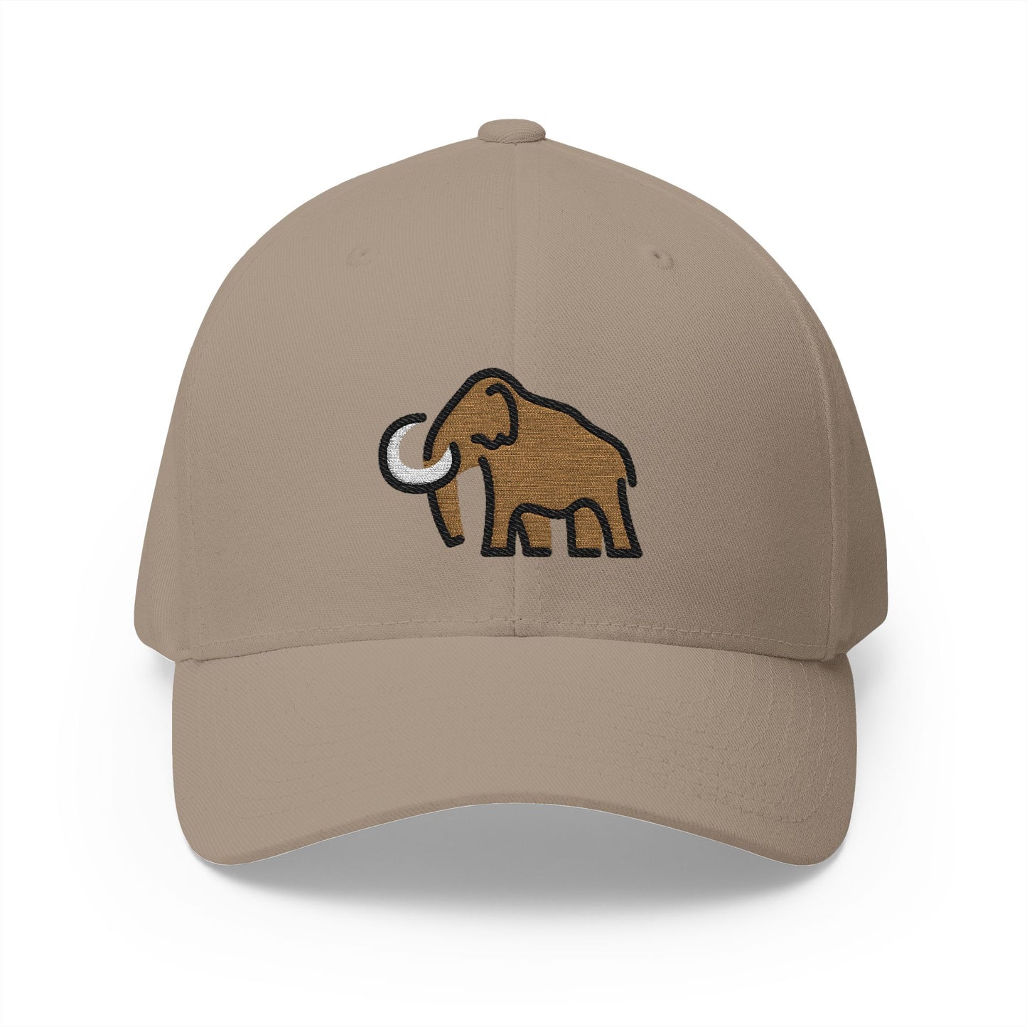 Mammoth Emoji Khaki Cap – Premium by Capmoji