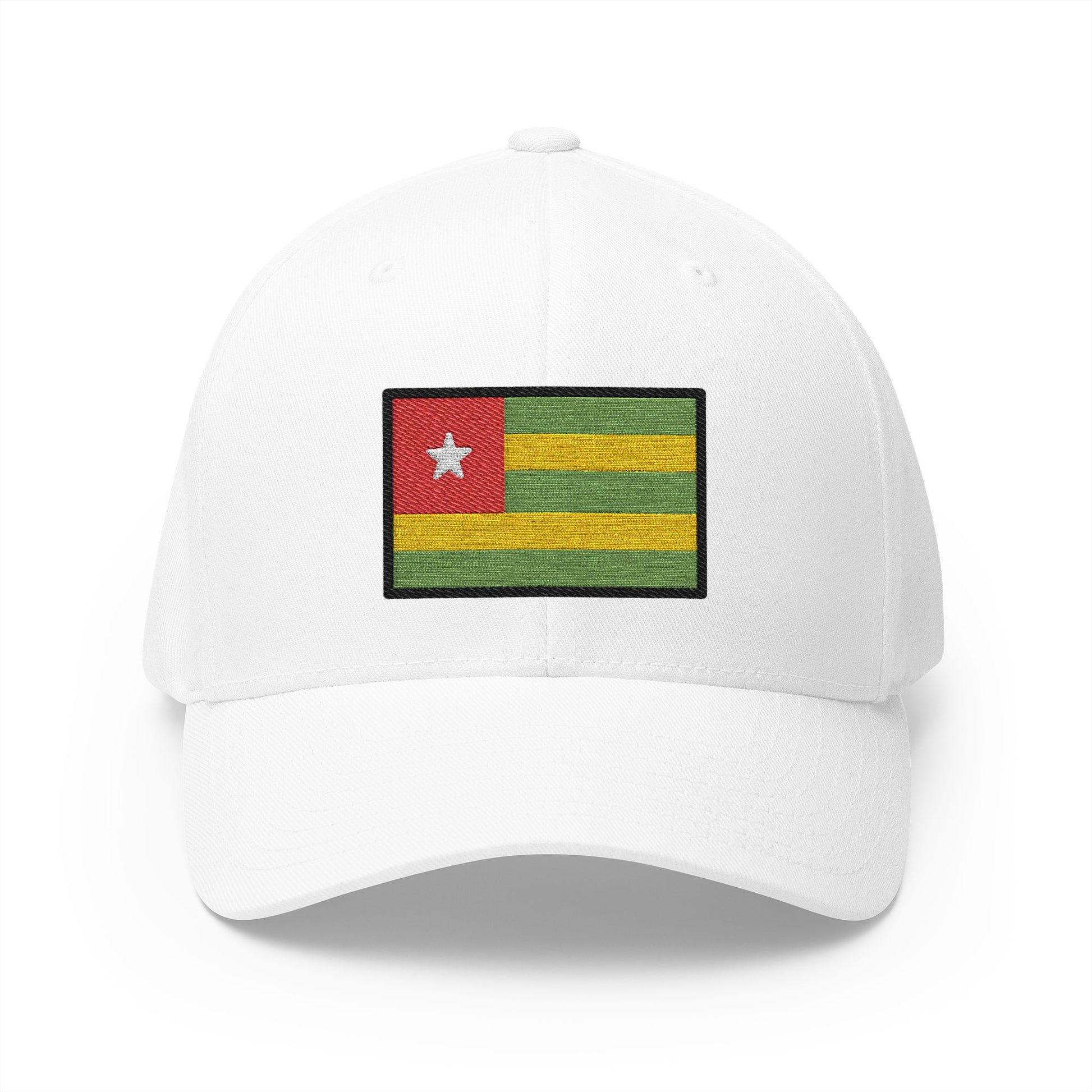 Flag: Togo Emoji White Cap – Premium by Capmoji