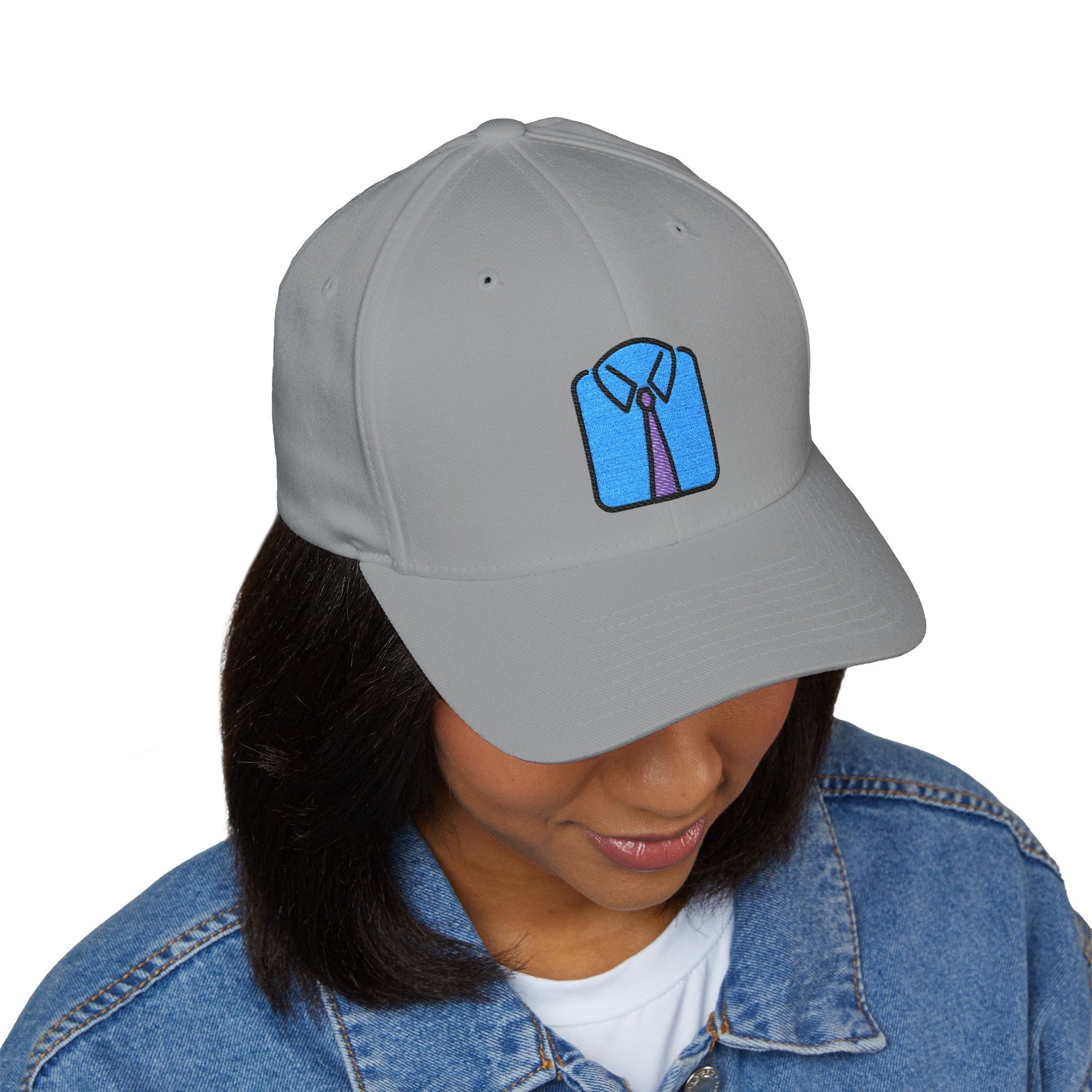 Necktie Emoji Cap – Premium by Capmoji