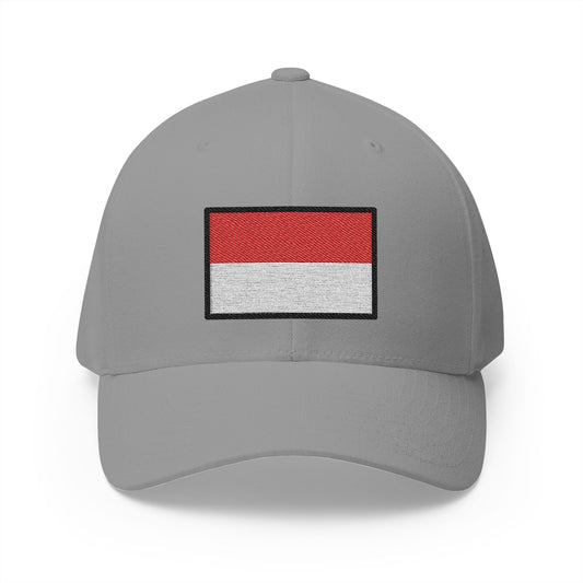 Flag: Indonesia Emoji Grey Cap – Premium by Capmoji