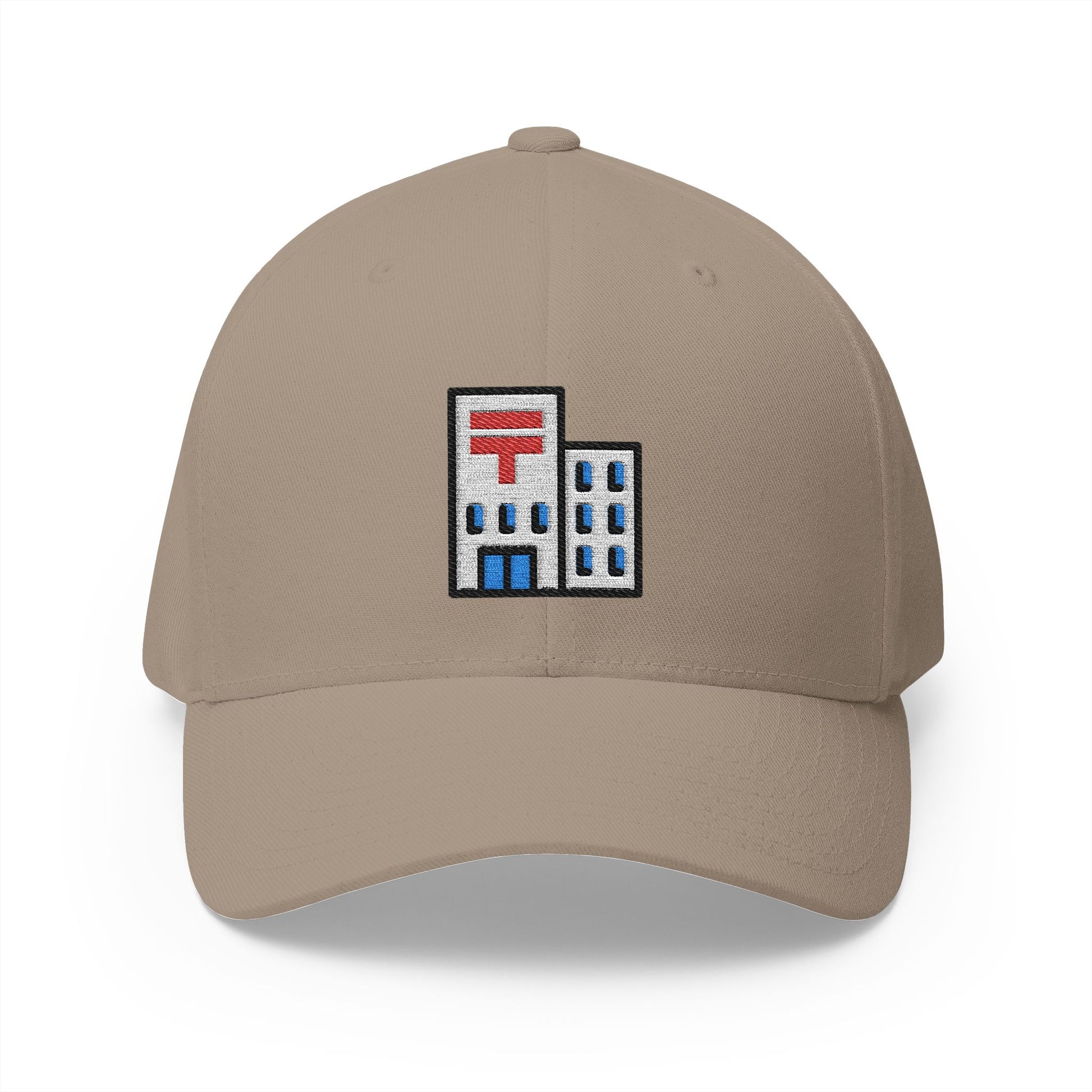 Japanese Post Office Emoji Khaki Cap – Premium by Capmoji