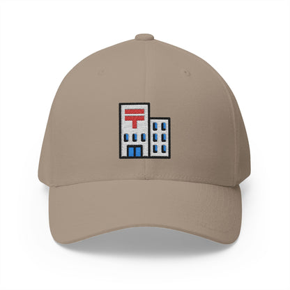 Japanese Post Office Emoji Khaki Cap – Premium by Capmoji