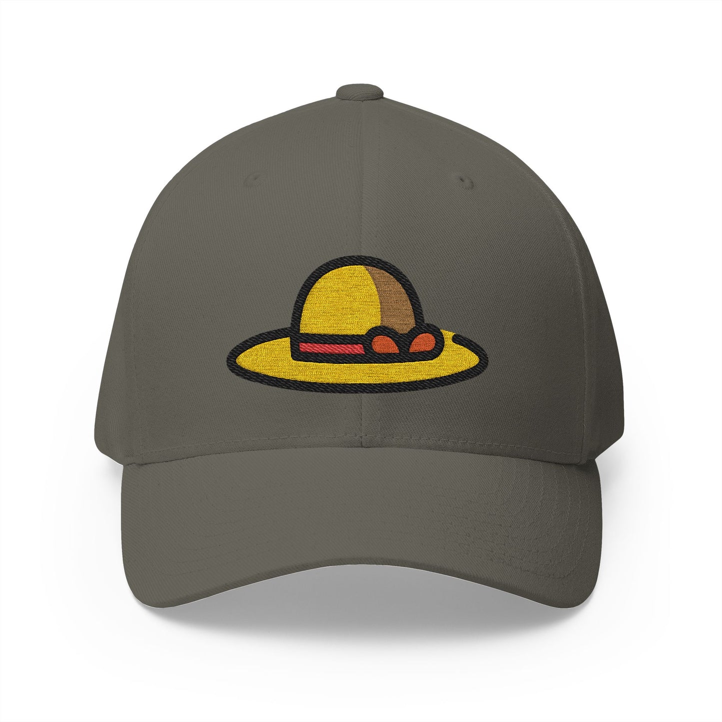 Woman'S Hat Emoji Olive Cap – Premium by Capmoji